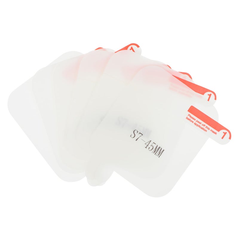 6 Pack Anti Scratch TPU Screen Protector Film For Watch Series Easy Installation HD Clear - Image 2