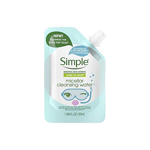 Simple Kind To Skin Micellar Cleansing Water Squeeze Me Pouch Travel Size