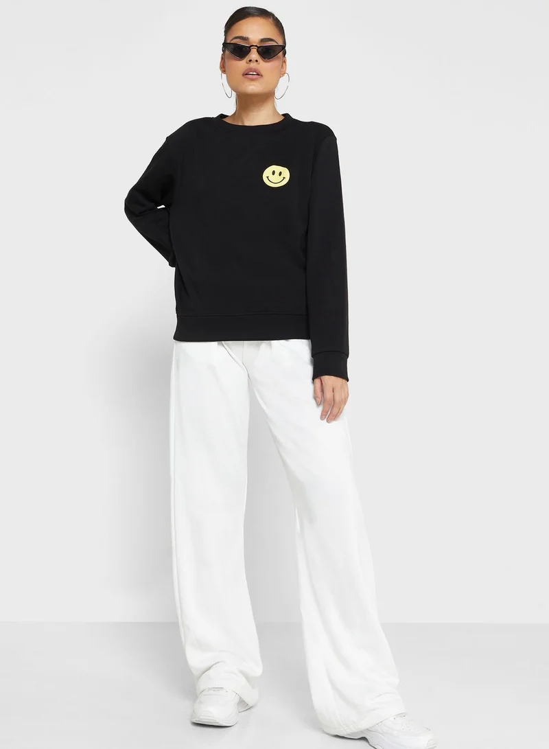 Ginger Graphic Detail Sweatshirt