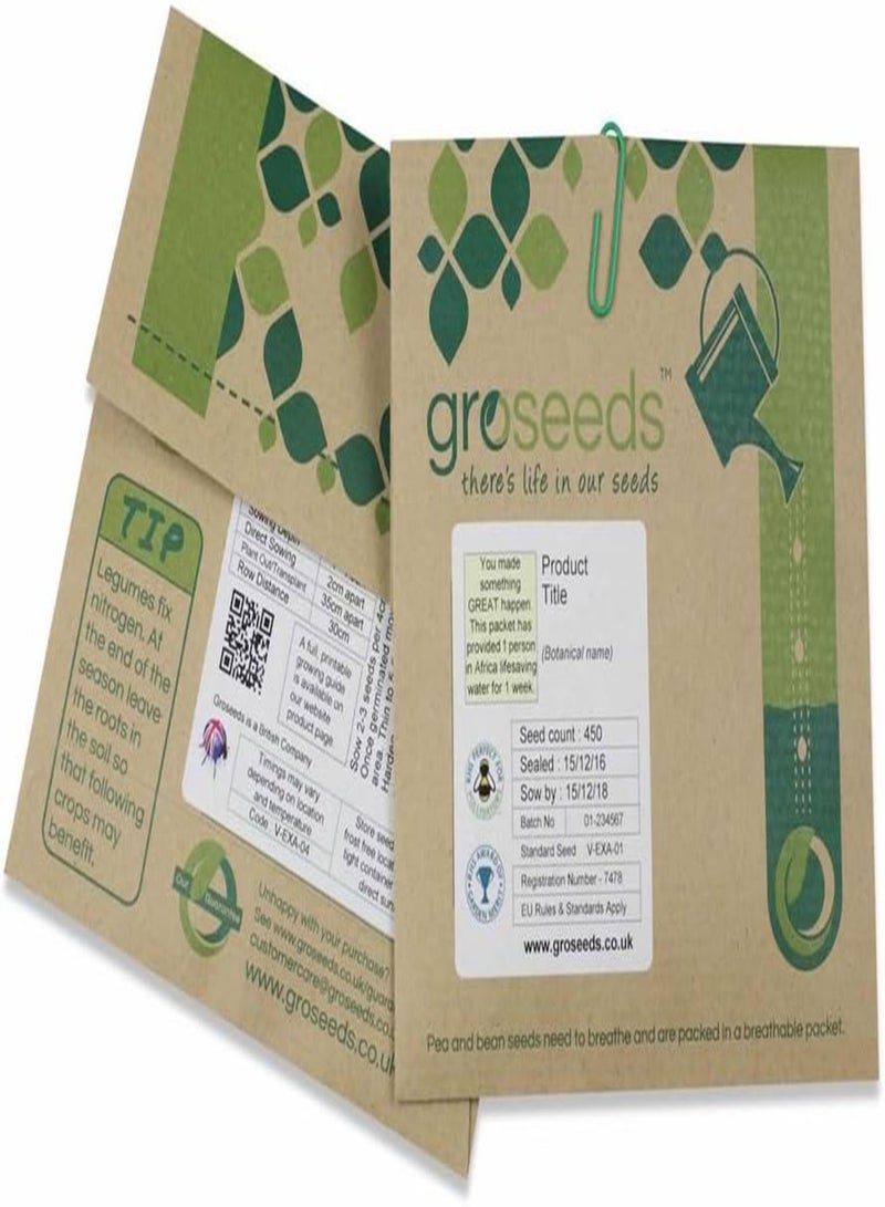 GGOOT seeds   Vegetable seeds, Pea   Oregon Sugar Pod, V PEA 01, 120 seeds Minimum Per Packet. - Image 4