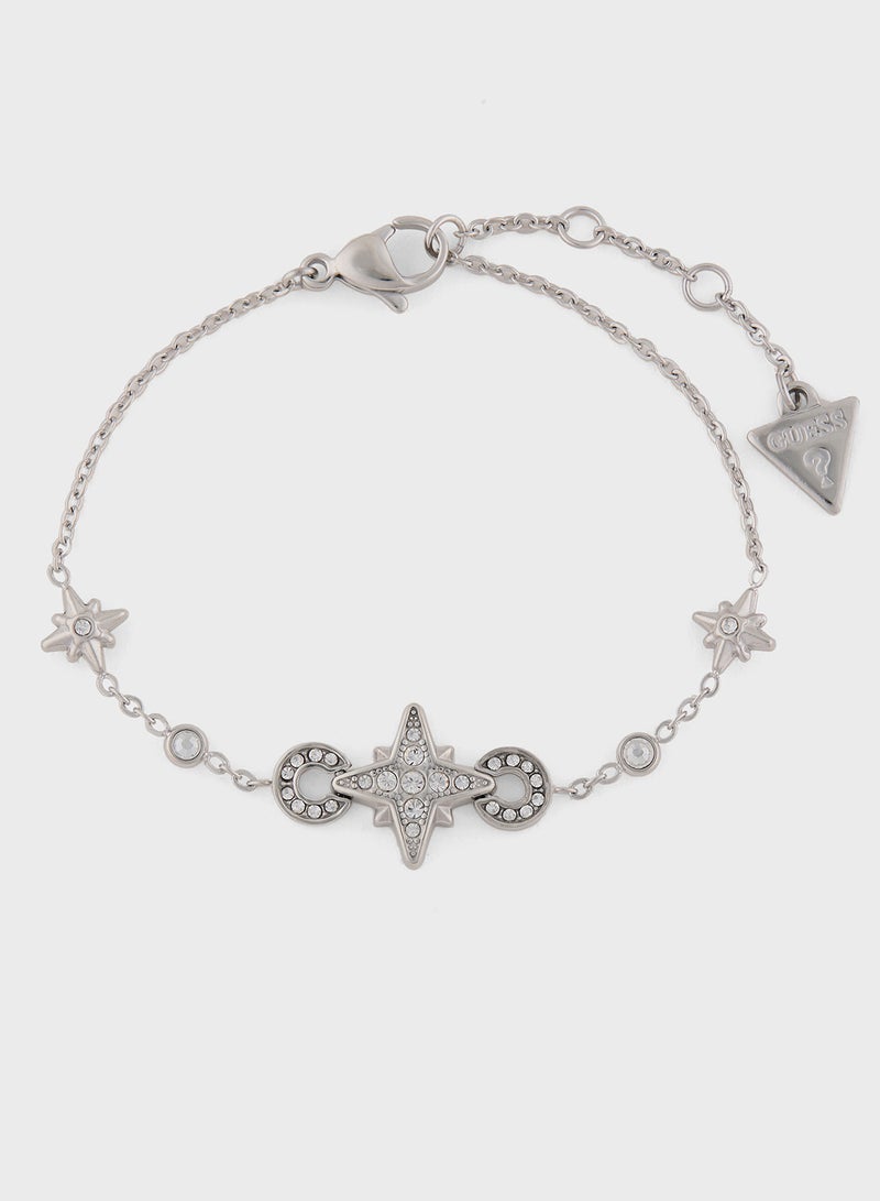 GUESS Crystals Detail Single Bracelet - Image 1