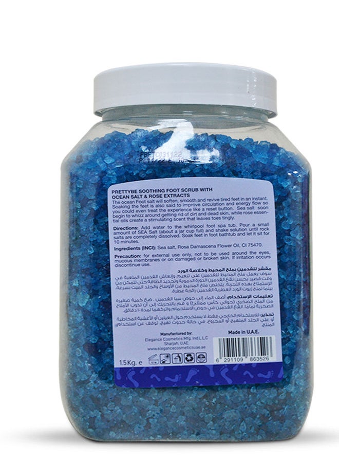 Pretty Be Soothing Foot Salt with Ocean Salt for Profissional Pedicure & Manicure 1.5kg  - Image 2