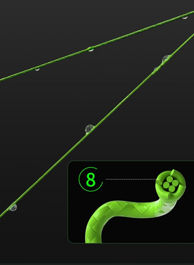 Generic Fishing Superior Braided Fishing Line, Upgraded Green 8 Strand 100m Superline (1.5#)  - Image 2
