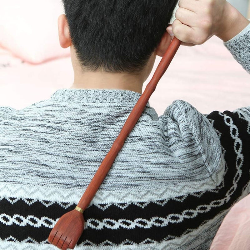 كلاراكو كلاركوا، قطعتان من أداة خدش الظهر، أداة خدش الظهر المصنوعة من الخيزران، أداة دغدغة ذاتية التدليك لتخفيف الحكة - Image 2