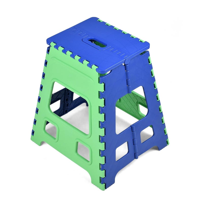 Homestic Homestic Stool Foldable Stool Collapsible Camping Chair Stool for OutdoorFishingHikingGardeningTravel Portable Stool Multipurpose Sitting Stool Large Green Blue  - Image 3