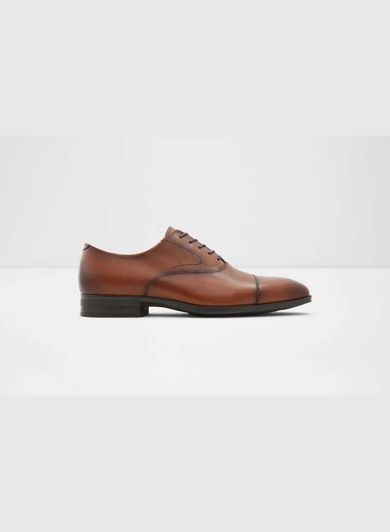 ALDO Flat Heels Lace up Miraylle Cognac
