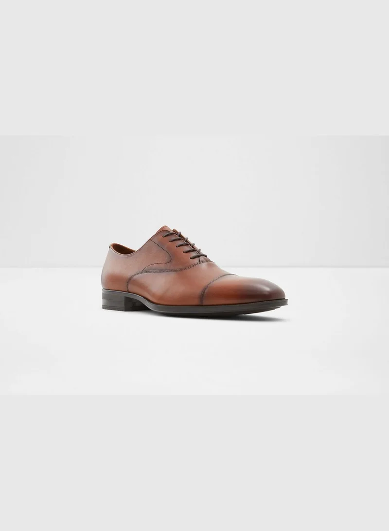 ALDO Flat Heels Lace up Miraylle Cognac