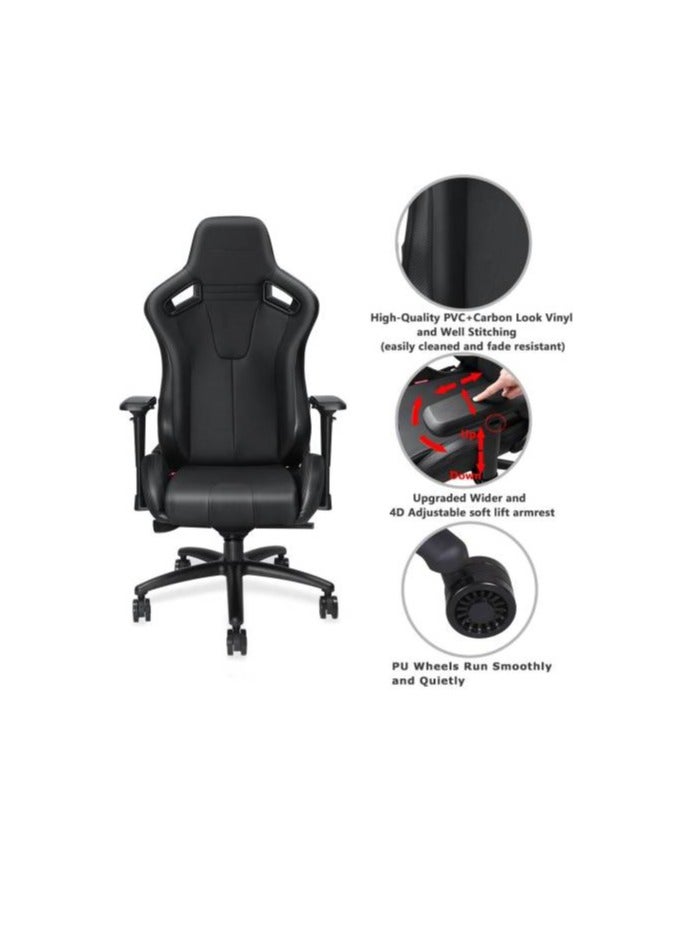 أندا سيت Anda Seat Dark Knight Series High-Back Ergonomic Gaming Chair - Black | AD12XL-DARK-B-PV/C-B01 - Image 4