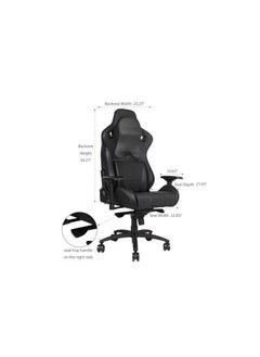 Anda Seat Anda Seat Dark Knight Series High-Back Ergonomic Gaming Chair - Black | AD12XL-DARK-B-PV/C-B01  - Image 5