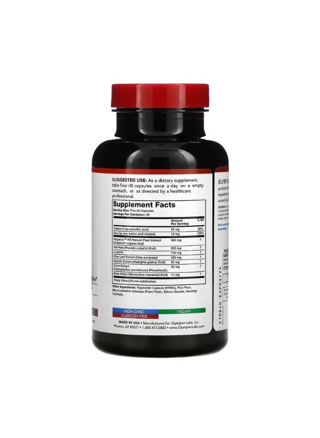 Olympian Labs Herp Eeze 120 Vegetarian Capsules  - Image 2