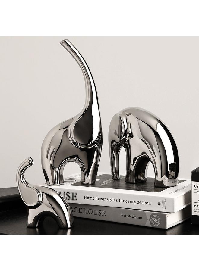 Bluejw Behanmei Modern Jingdezhen Ceramic Elephant Home Crafts Living Room Wine Cabinet TV Cabinet Housewarming Gift Ornaments - Image 4