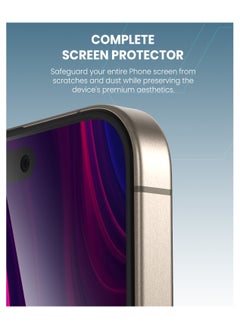 Moxedo Moxedo Ultra Shield Tempered Glass Screen Protector HD Clear 9H Hardness Full Coverage with Auto-Align Easy Applicator for iPhone 15 Pro 6.1 inch  - Image 2