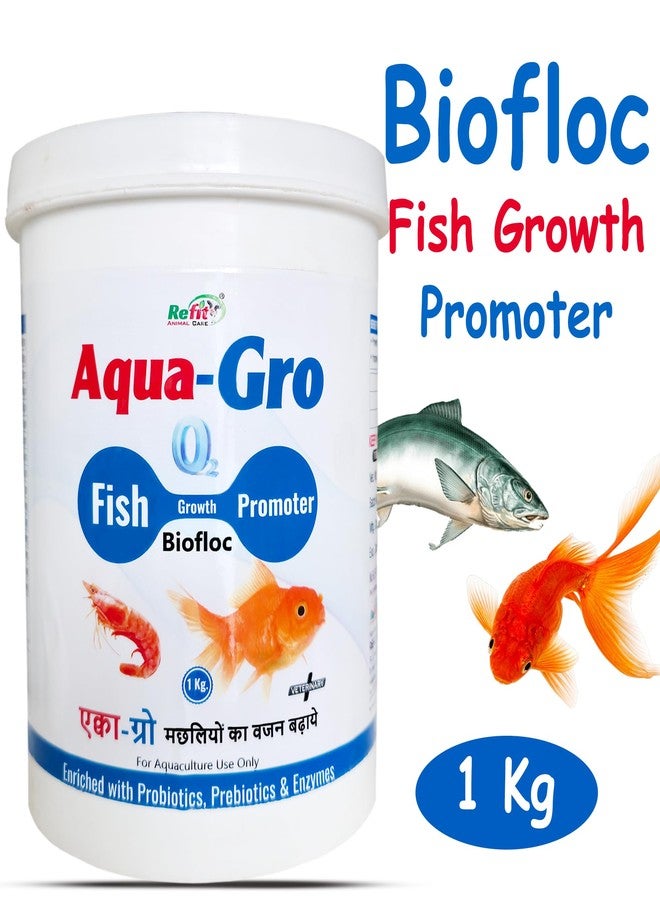 REFIT ANIMAL CARE Biofloc Aquaculture Growth Supplement for Fish, Shrimp, Prawns, and Aqua Animals, 1000 gram, Aqua Gro - Image 2