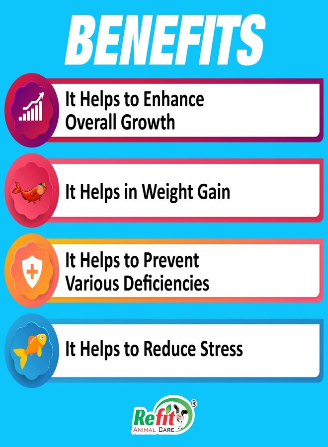 REFIT ANIMAL CARE Biofloc Aquaculture Growth Supplement for Fish, Shrimp, Prawns, and Aqua Animals, 1000 gram, Aqua Gro - Image 3