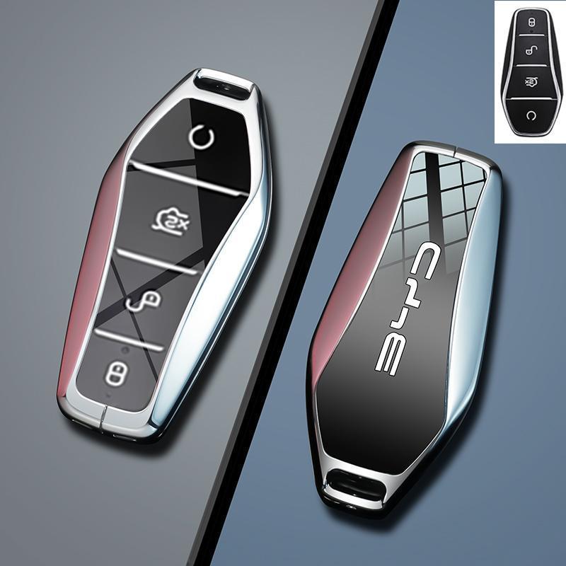 BYD Han EV key set Song Plus Qin Plus car Tang Yuan Pro 24 model seal DMI seagull frigate buckle - Image 1