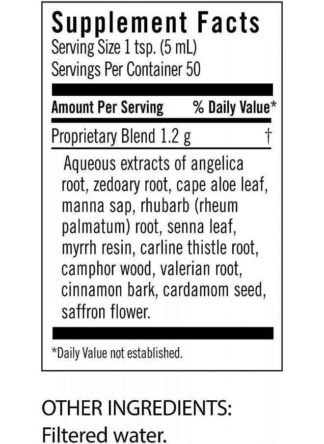 Flora - Swedish Bitters for Digestion, Alcohol-Free Bitters Help Bloating & Digestion, Maria's Original Formula Aqueous Extract, Vegan, Kosher, Non GMO, 8.5 Fl Oz Glass Bottle