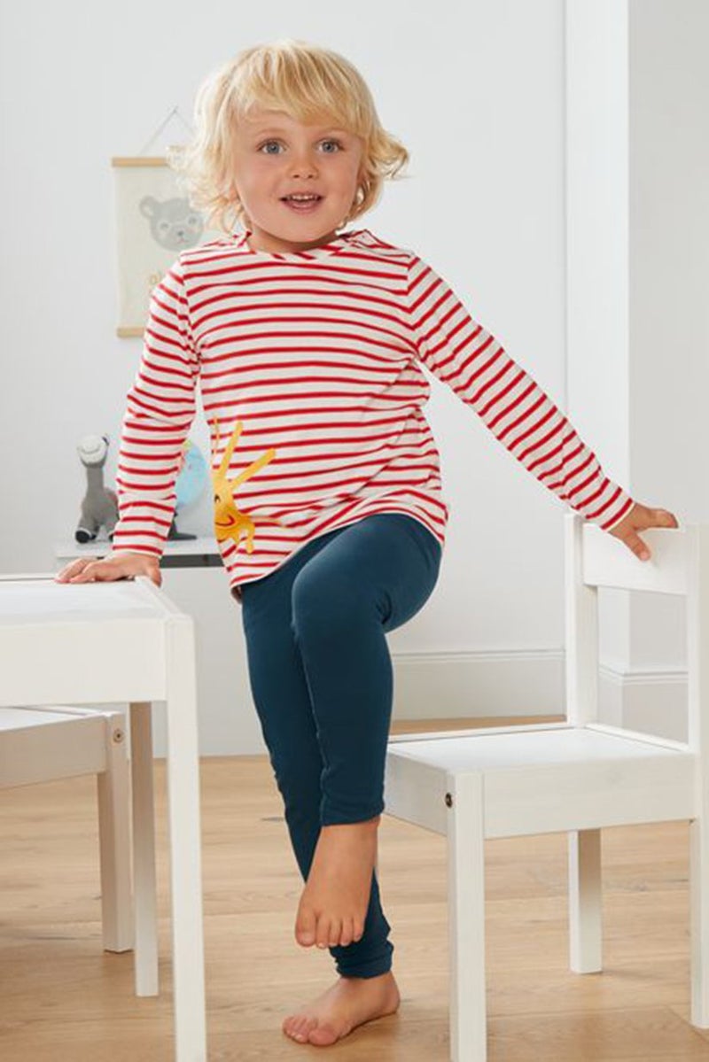 Tchibo Toddler Girls 5,Packs Jersey Leggings, Grey - Image 1