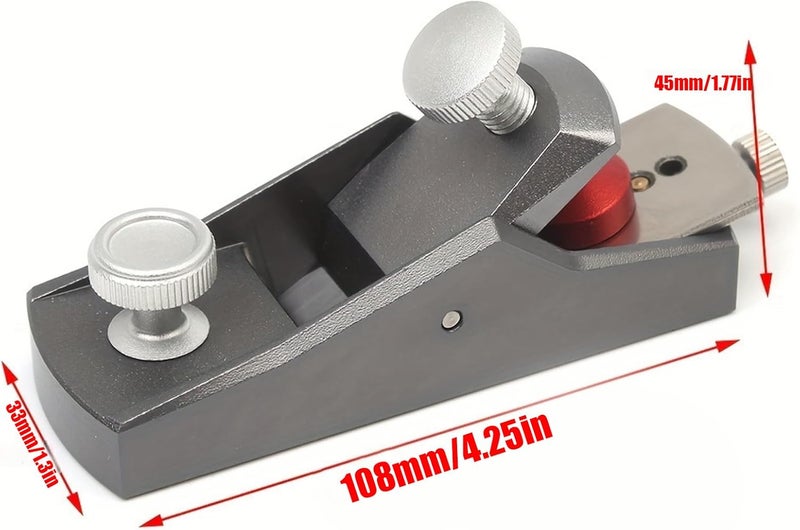 Wood Hand Planer, Manual Edge Router, Woodworking Corner Trimmer with Precision Blade, Carpentry Edge Tool with Adjustable Depth, Workshop Wood Tool, for Home Garage Workshop Crafts Industry - Image 2