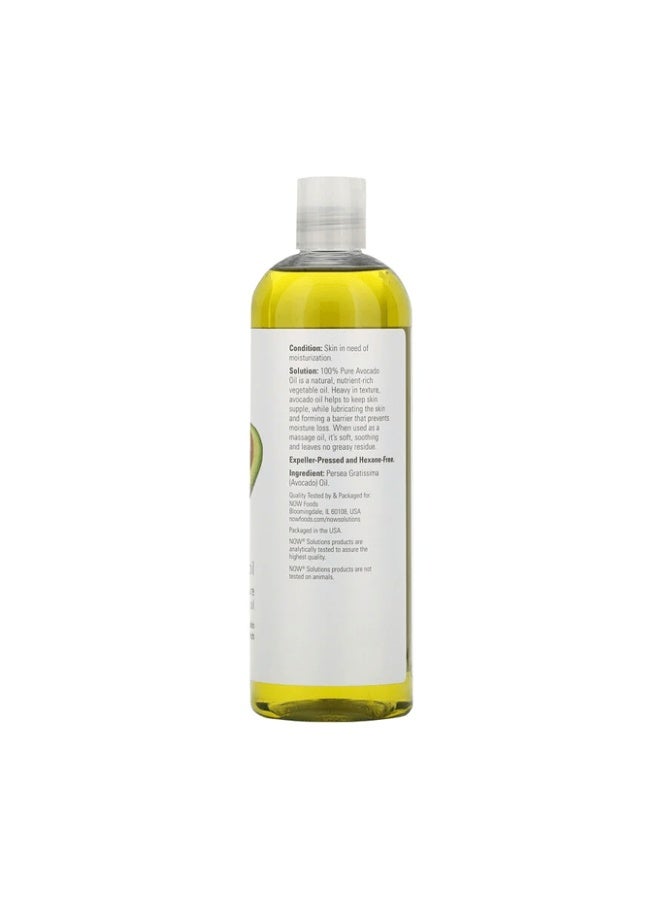 Now Solutions 100% Pure Moisturizing Avocado Oil - 473 ml - Image 2