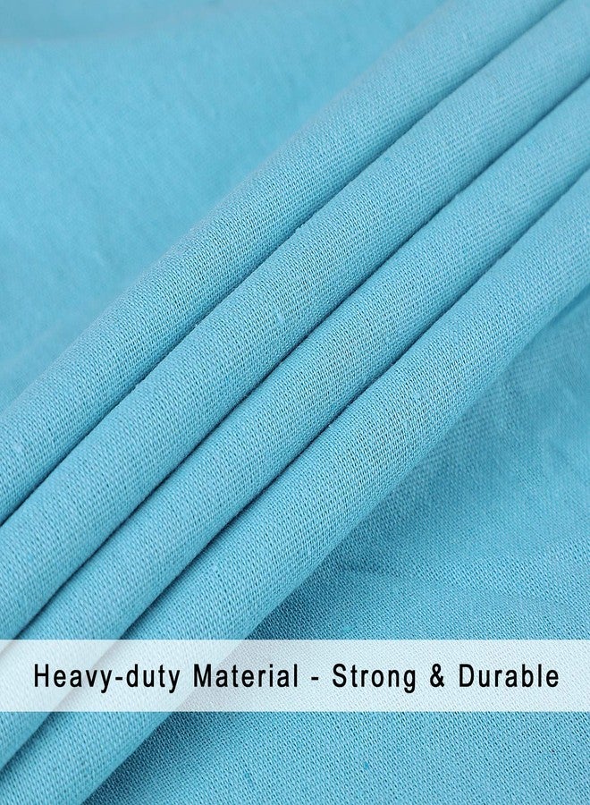 SANFERGE Heavy Duty Laundry Bag with Drawstring and Handle, Extra Large Travel Dirty Clothes Bag for Laundromat and Household, Durable Rip-Stop Laundry Hamper Liner, 28 x 40 Inch by SANFERGE, Light Blue - Image 5