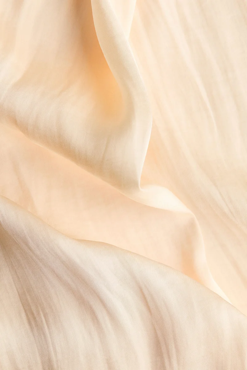 H&M Wrap-detail satin trousers