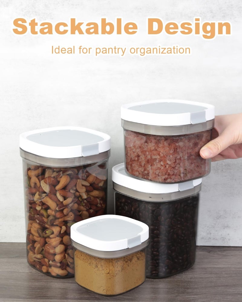 LANGMINGDE Airtight Coffee Storage Container with Magnetic Scoop, 0.7 Qt Coffee Bean and Ground Coffee Canister, Durable, Keeps Coffee Fresh & Dry, Easy to Clean - Image 2