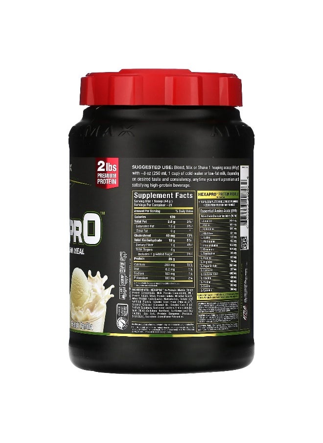 Allmax - ALLMAX, Hexapro™, High-Protein Lean Meal, French Vanilla, 2 lbs (907 g) - Image 1