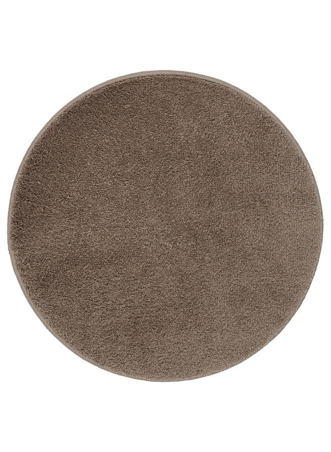 erorex Bath mat, beige round, 55 cm - Image 1