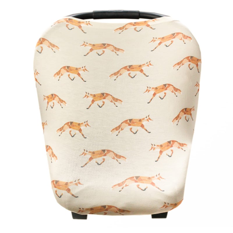 Copper Pearl Multi-Use Cover: Car Seat Covers, Nursing Cover, and Stroller Cover for Sun - Stretchy Fabric, All-Season Use, Stylish Designs, Easy Access for Moms - Swift - Image 1