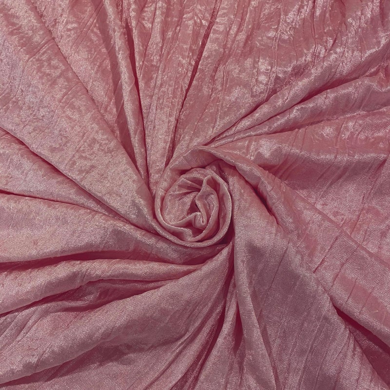 Sweet Jojo Designs Pink Fabric Memory Memo Photo Bulletin Board - Solid Light Blush Crinkle Crushed Velvet Luxurious Elegant Princess Boho Shabby Chic Luxury Glam High End Boutique for Lace Collection - Image 4