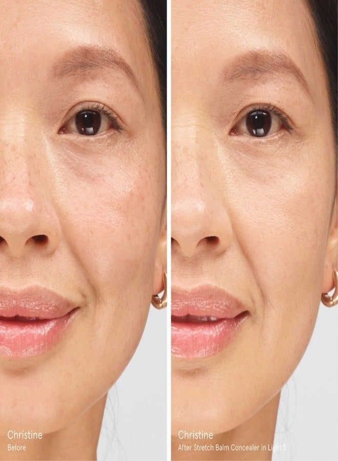 Glossier Stretch Balm Concealer - Dewy Buildable Coverage , Light 5 - yellow base tone 4.8g - Image 3