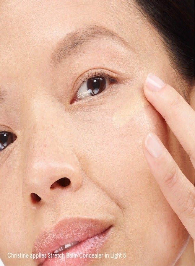 Glossier Stretch Balm Concealer - Dewy Buildable Coverage , Light 5 - yellow base tone 4.8g - Image 5