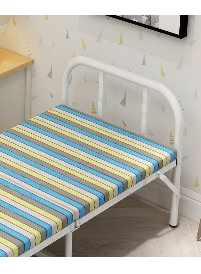 NKX Foldable Latex Mattress Bed with Storage and Wheels Size 80*190*28 Cm  - Image 2