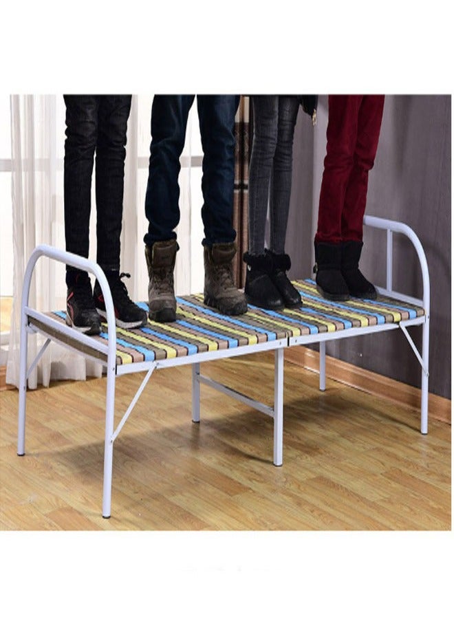 NKX Foldable Latex Mattress Bed with Storage and Wheels Size 80*190*28 Cm  - Image 4
