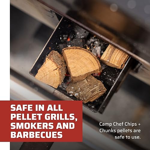 Camp Chef Premium Hardwood Chips - Wood Chips for Smoking & Outdoor Grilling - Compatible with Pellet Grills, Smokers & Barbecues - Made in The USA - Apple, 192 cu in - Image 5