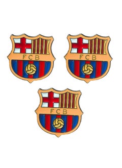 FCB 3 Pieces of Barcelona Metal Sticker for Mobile or Any Smooth Surface  - Image 1
