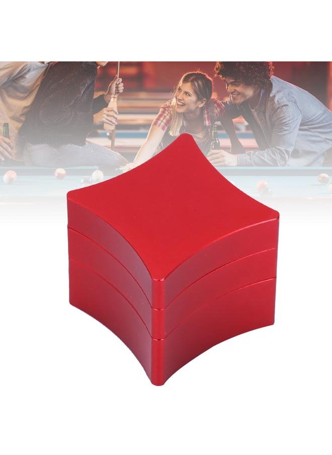 Thoraya Universal Aluminium Snooker Pool Billiard Cue Tip Tips Table Chalk Holder (red)  - Image 5