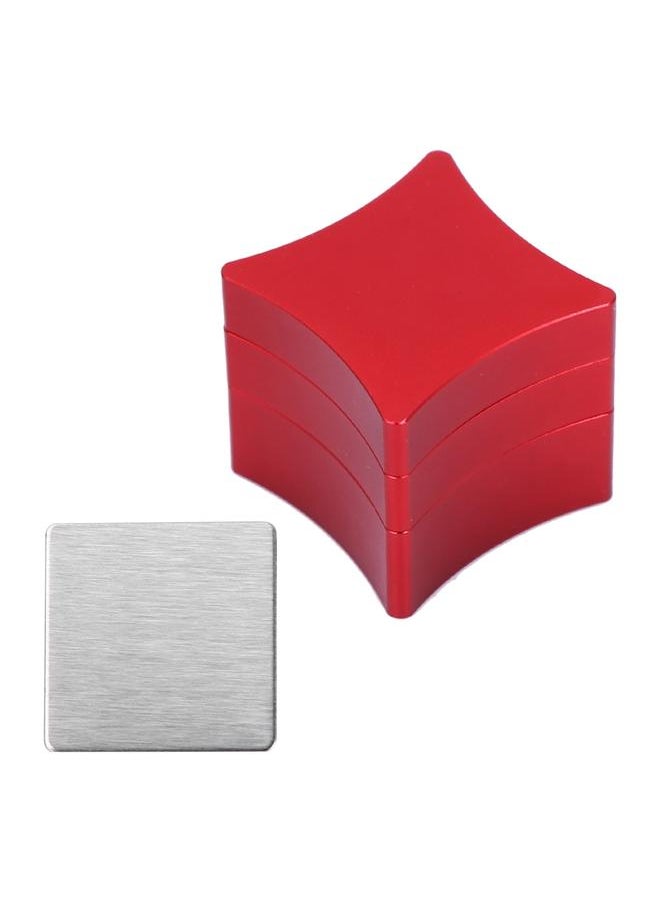 Thoraya Universal Aluminium Snooker Pool Billiard Cue Tip Tips Table Chalk Holder (red)  - Image 2