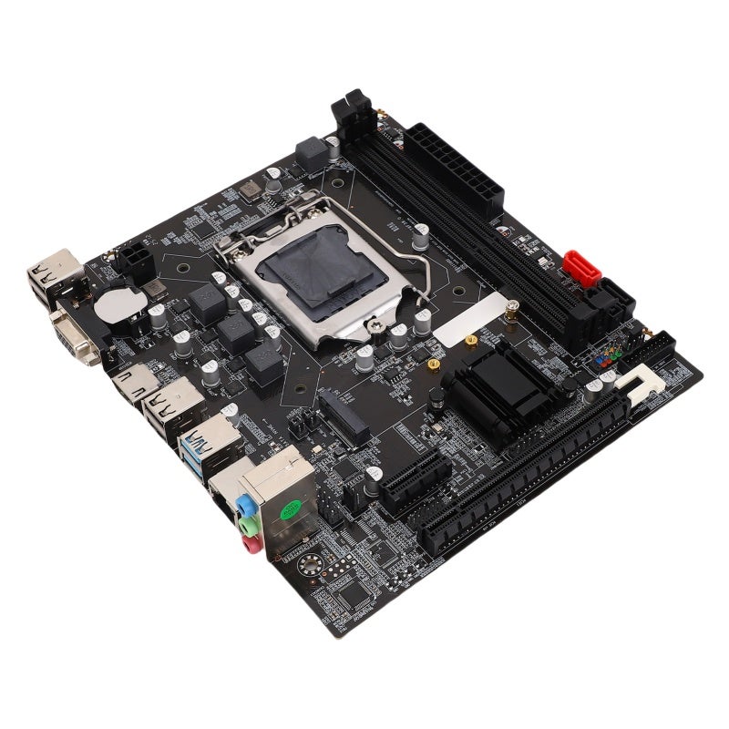 لوحة الأم الحاسوبية B75 لمنفذ LGA 1155 بذاكرة DDR3 2x8GB لوحة ألعاب متكاملة مع وحدات تخزين M.2 Nvme NGFF وATA3.0 وPCI E متوافقة مع معالجات Core I3 I5 I7 وXeon E3 V2 وPentium - Image 1