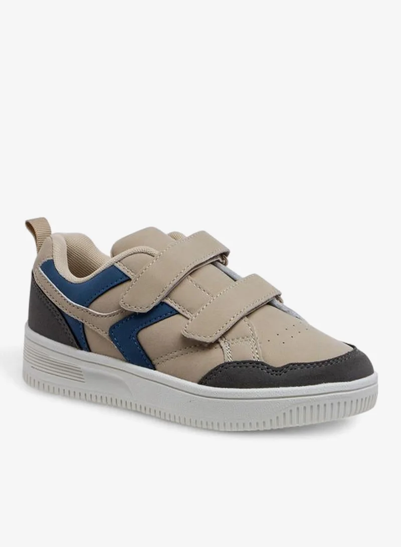 LBL By Shoexpress Panelled School Sneakers With Hook And Loop Closure