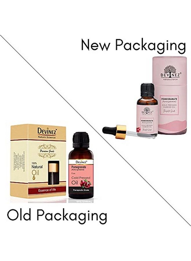 Devinez Pomegranate Seed ColdPressed Oil 30ml 100% Pure l & Undiluted helps to reverse skin damage revive skin Revitalizes Dull & Dry Hair Nourishes Hair Effective Hair Tonic - Image 3