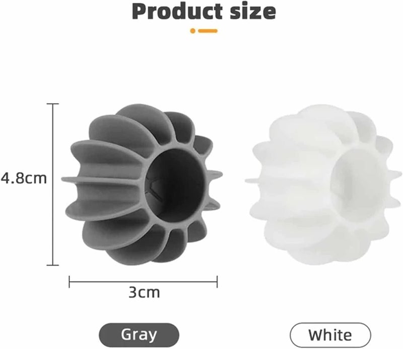 COFIEX Silicone Washer Balls for Deep Cleaning AntiWinding Pet Hair Removal Reusable Scrubbing Balls for Efficient Laundry Lint Removal Set of 8 Washing Machine Dryer Balls - Image 5