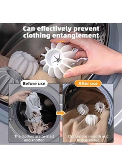 COFIEX COFIEX Silicone Washer Balls for Deep Cleaning AntiWinding Pet Hair Removal Reusable Scrubbing Balls for Efficient Laundry Lint Removal Set of 8 Washing Machine Dryer Balls  - Image 2