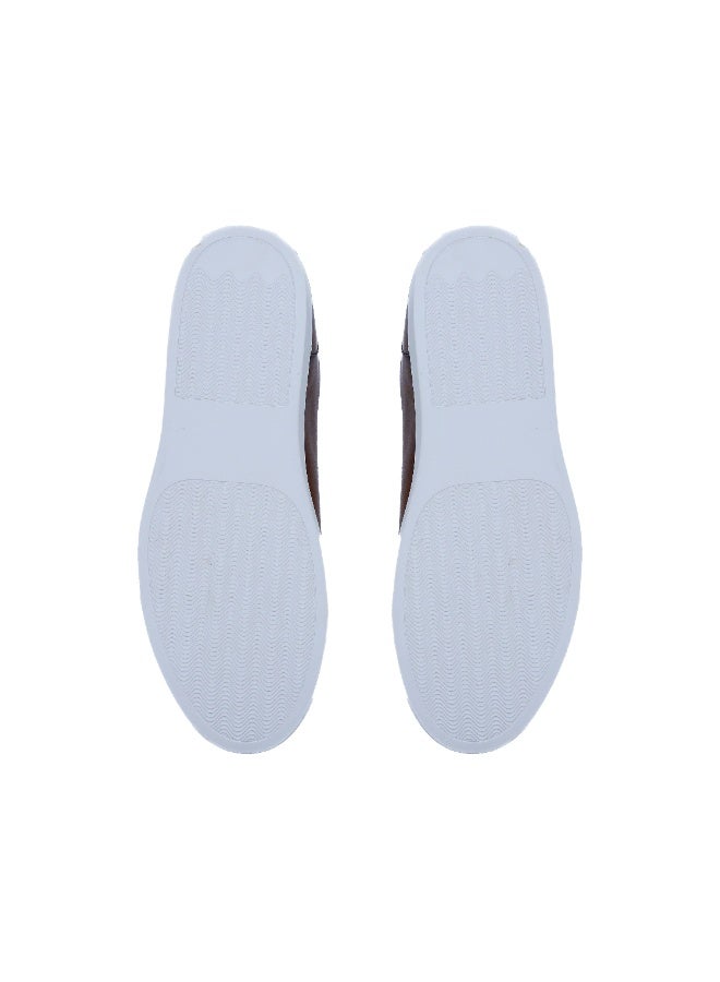 Hoog Shoes for Men Charmer Leather Casual Sneakers Brown Comfortable Lace Up Everyday Wear - Image 2