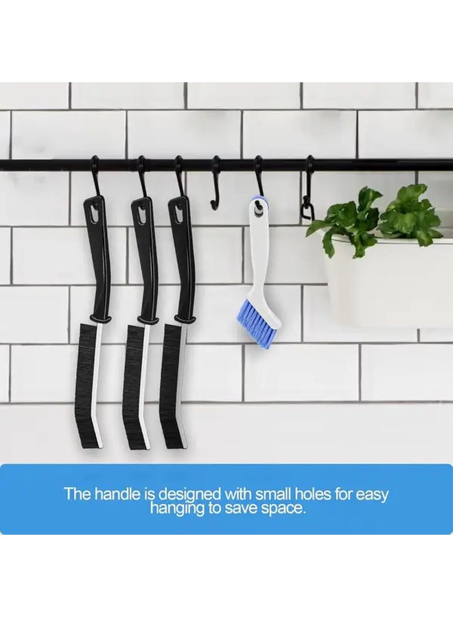2pcs Household Cleaning Scrubber Brush for Kitchen Sink Window Track Tile Line Deep Clean - Image 2