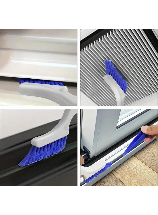 2pcs Household Cleaning Scrubber Brush for Kitchen Sink Window Track Tile Line Deep Clean - Image 3