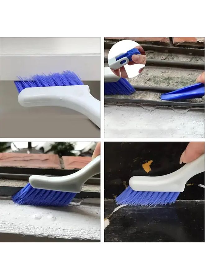 2pcs Household Cleaning Scrubber Brush for Kitchen Sink Window Track Tile Line Deep Clean - Image 5
