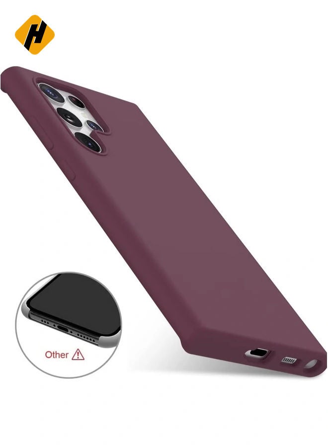 HuHa Samsung Galaxy S23 Ultra Case Cover Black Slim Fit for Soft TPU Back Cover Flexible Silicone Cover - Image 3