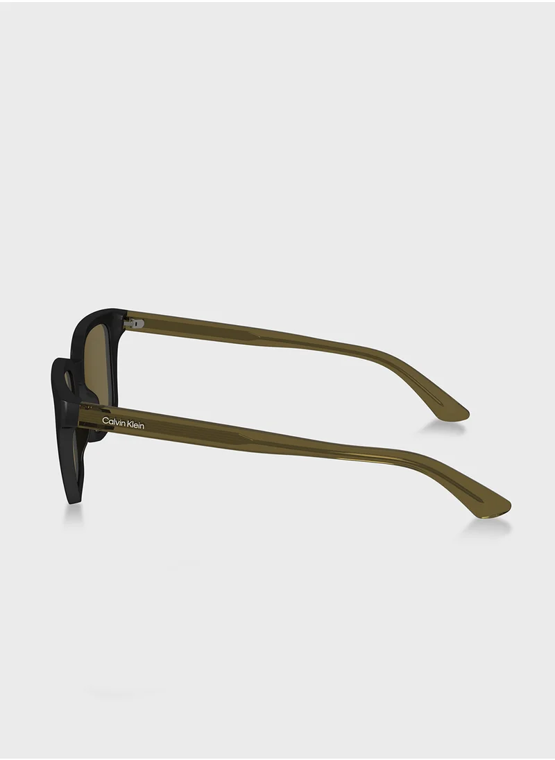 CALVIN KLEIN Modified Rectangle Sunglasses Ck24506S
