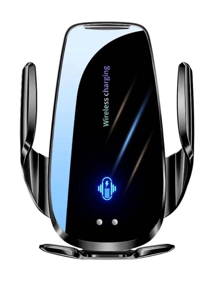 Wireless Fast Charging Phone Holder for Car/Truck - Anti-Shock Silicone Mount with 360° Rotation - Image 2